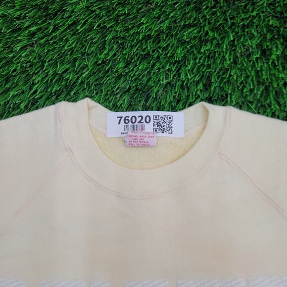 Vintage Denver Raglan Sweatshirt Womens M/L 19x23 Beige USA - Picture 13 of 15